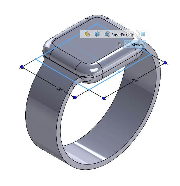 SOLIDWORKS move selection breadcrumbs to pointer